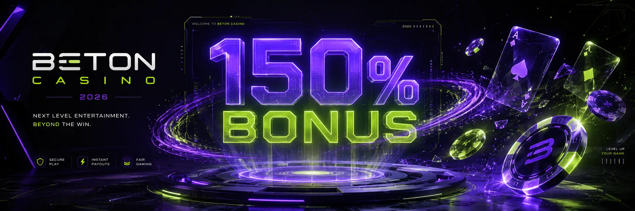 Промокод BETON Casino — бонус +150%